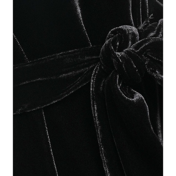 FRAME Belted Velvet/Silk Midi Slip Dress S… - Picture 4 of 8